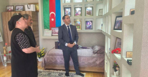 İsmayıllı rayonunda “Anım Günü” ilə əlaqədar olaraq şəhid ailələri ziyarət olunub