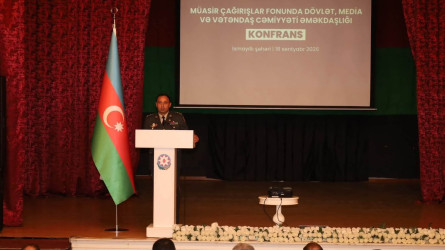 İsmayıllıda “Müasir çağırışlar fonunda dövlət, media və vətəndaş cəmiyyəti əməkdaşlığı” mövzusunda konfrans keçirilib