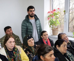 Vətəndaşlarla növbəti səyyar qəbul Ruşan kəndində keçirilib