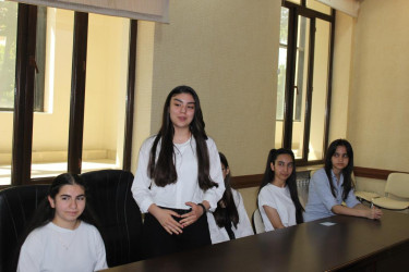 İsmayıllı rayonu üzrə Uşaq Səfirlər Məclisinin üzvləri ilə növbəti görüş keçirilib