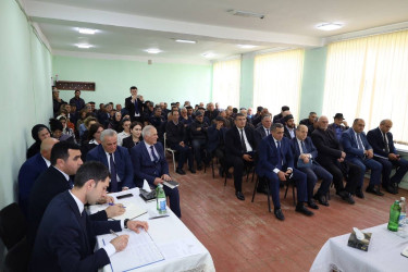 Vətəndaşlarla növbəti səyyar qəbul Diyallı kəndində keçirilib