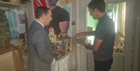 İsmayıllı rayonunda “Anım Günü” ilə əlaqədar olaraq şəhid ailələri ziyarət olunub