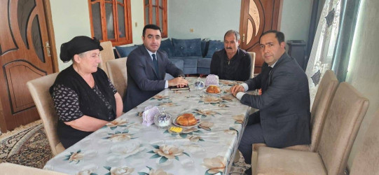İsmayıllı rayonunda “Anım Günü” ilə əlaqədar olaraq şəhid ailələri ziyarət olunub