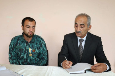 Vətəndaşlarla növbəti səyyar qəbul  rayonun Sərdahar kəndində keçirilib