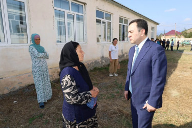 Vətəndaşlarla növbəti səyyar qəbul Balik kəndində keçirildi