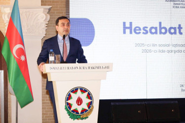 İsmayıllı Rayon İcra Hakimiyyətinin başçısının 2025-ci ilin yekunlarına və 2026-cı ildə qarşıda duran vəzifələrə həsr olunmuş hesabat yığıncağı keçirilib