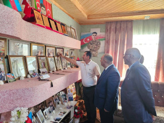 İsmayıllı rayonunda “Anım Günü” ilə əlaqədar olaraq şəhid ailələri ziyarət olunub