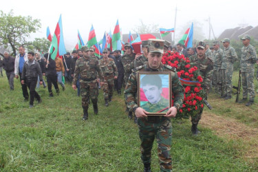 Şəhid Ağayev Ayaz Həbulla oğlu doğulduğu Hacıhətəmli kəndində dəfn olundu