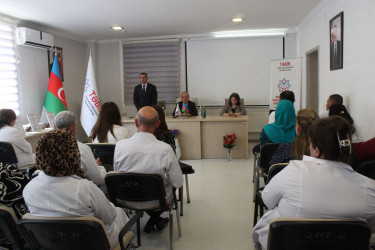 İsmayıllı Rayon Mərkəzi Xəstəxanasında “17 iyun Tibb İşçilərinin Peşə Bayramı Günü” münasibətilə tədbir təşkil olunub