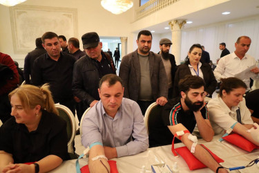 İsmayıllıda keçirilən qanvermə aksiyası humanitar dəyərlərin və həmrəyliyin bariz nümunəsinə çevrildi