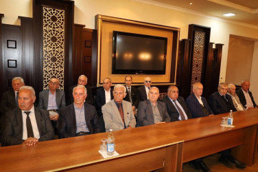 İsmayıllı rayonunda Ağsaqqallar Şurasının növbədənkənar iclası keçirilib