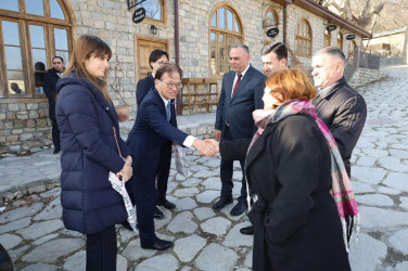 Yaponiyanın ölkəmizdəki səfiri İsmayıllıya səfər edib