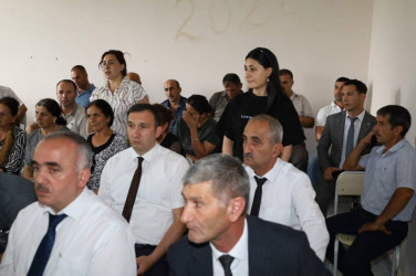 Vətəndaşlarla növbəti səyyar qəbul Xəlilli kəndində keçirilib