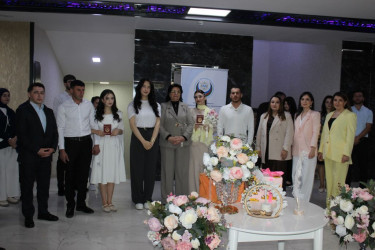 Ailə, Qadın və Uşaq Problemləri üzrə Dövlət Komitəsinin tabeliyində olan İsmayıllı Uşaq və Ailələrə Dəstək Mərkəzi tərəfindən 22 may tarixində 3 cütlüyün kollektiv nikah mərasimi təşkil olunub