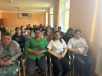 İsmayıllıda “Gənclər zərərli vərdişlərə yox deyir”  mövzusunda  maarifləndirici tədbir keçirilib