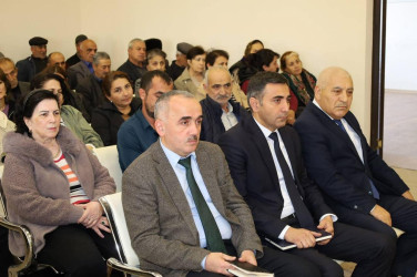 Vətəndaşlarla növbəti səyyar qəbul Gəraybəyli kəndində keçirilib