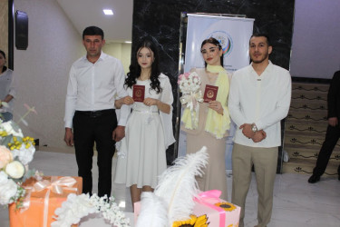 Ailə, Qadın və Uşaq Problemləri üzrə Dövlət Komitəsinin tabeliyində olan İsmayıllı Uşaq və Ailələrə Dəstək Mərkəzi tərəfindən 22 may tarixində 3 cütlüyün kollektiv nikah mərasimi təşkil olunub