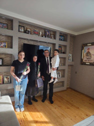 Şəhid ailələri ziyarət olunub