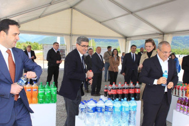 Azerbaijan Coca-Cola Bottlers şirkətinin İsmayıllı rayonunda yeni istehsal müəssisəsinin təməlqoyma mərasimi keçirilib