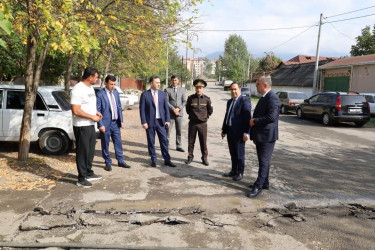 İsmayıllıda yol infrastrukturu yenilənir