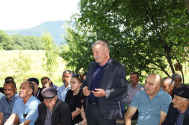 Vətəndaşlarla növbəti səyyar qəbul rayonun Kürdüvan kəndində keçirilib
