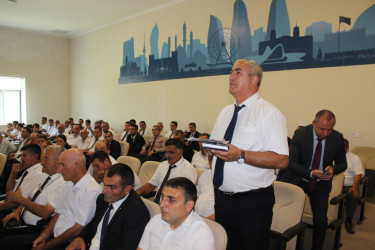 İsmayıllı rayonunda təhsil işçilərinin sentyabr konfransı keçirilib