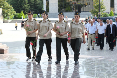 “Şahin” hərbi idman oyununun Mingəçevir şəhərində keçiriləcək final mərhələsində iştirak etmək üçün İsmayıllı komandasının 14 iyun 2023-cü il tarixdə Mərkəzi Meydandan yola salınma mərasimi təşkil edilib