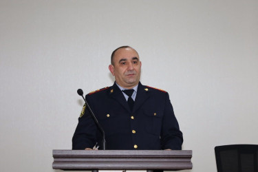 İsmayıllı rayon Polis Şöbəsində şöbə rəhbərliyi tərəfindən rayonda yerləşən tam və ümumi orta məktəblərinin, İsmayıllı Humanitar və Texnologiya Kolleci, Peşə Tədris Mərkəzinin rəhbər heyəti ilə görüş keçirilib