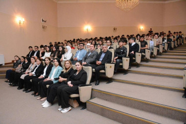 "Konstitusiya və Suverenlik İli: Heydər Əliyev irsi və müasir Azərbaycan gəncliyinin inkişafı" mövzusunda konfrans  keçirilib