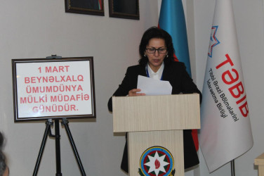 “1 mart–Ümumdünya Mülki Müdafiə Günü” münasibətilə “Dayanıqlı və sabit gələcək naminə ekoloji risklərin idarə edilməsi” mövzusunda tədbir keçirilmişdir