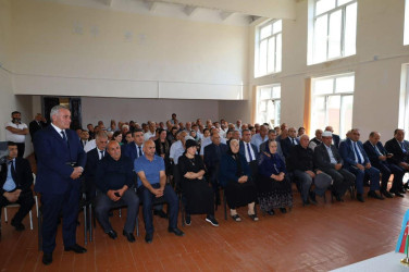 Vətəndaşlarla növbəti səyyar qəbul  rayonun Quşencə kəndində keçirilib