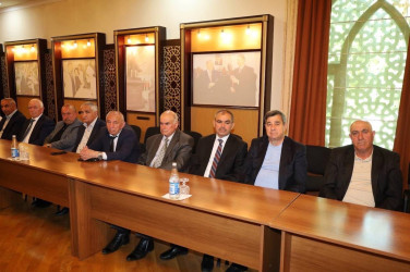İsmayıllı rayonunda Ağsaqqallar Şurasının növbədənkənar iclası keçirilib