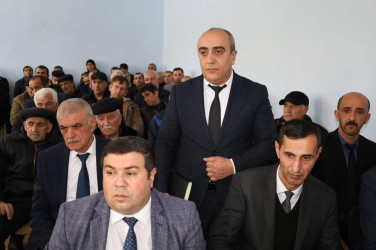 Vətəndaşlarla növbəti səyyar qəbul Talıstan kəndində keçirilib