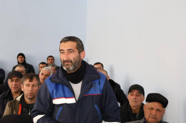 Vətəndaşlarla növbəti səyyar qəbul Talıstan kəndində keçirilib