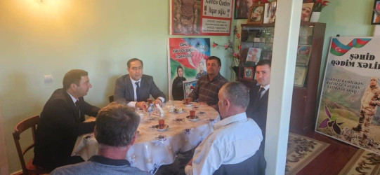 İsmayıllı rayonunda “Anım Günü” ilə əlaqədar olaraq şəhid ailələri ziyarət olunub