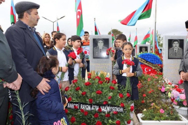 Şəhid polkovnik-leytenant Ruslan Tağıyevin xatirəsi yad edilib