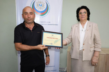 22 İyul - Milli Mətbuat Günü münasibətilə Mərkəzin ekspert qrupunun üzvləri, mətbuat nümayəndələri, blogerlər  və ictimaiyyət nümayəndələri ilə görüş keçirib