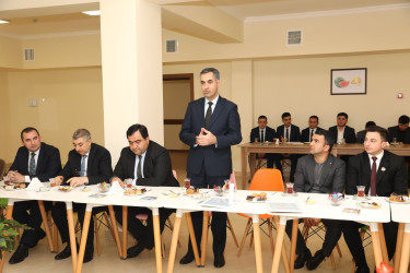 “2 Fevral-Azərbaycan Gəncləri Günü” münasibətilə “Təhsildə gənclik enerjisi” adlı gənc müəllimlərlə görüş keçirilib