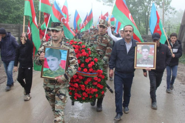 Şəhid Ağayev Ayaz Həbulla oğlu doğulduğu Hacıhətəmli kəndində dəfn olundu