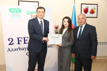 “2 Fevral-Azərbaycan Gəncləri Günü” münasibətilə “Təhsildə gənclik enerjisi” adlı gənc müəllimlərlə görüş keçirilib