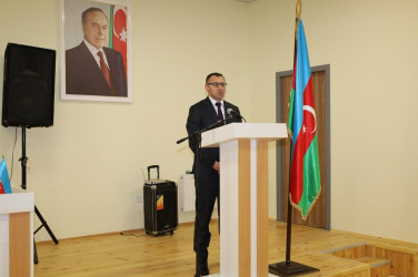 İsmayıllı rayonunun Sumağallı kəndində Ulu Öndər Heydər Əliyevin anadan olmasının 102 illiyinə həsr edilmiş tədbir keçirilib