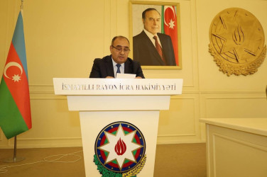 Bu gün İsmayıllı rayonunda kənd təsərrüfatının inkişafına dair geniş tərkibli görüş keçirilmişdir