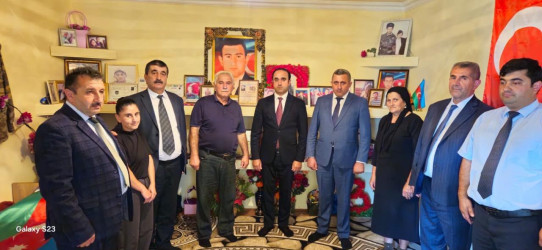 İsmayıllı rayonunda “Anım Günü” ilə əlaqədar olaraq şəhid ailələri ziyarət olunub
