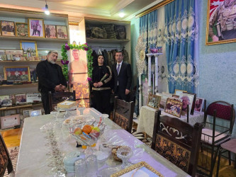 Şəhid ailələri ziyarət olunub