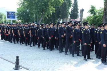İsmayıllıda polis işçilərinin peşə bayramı qeyd olunub