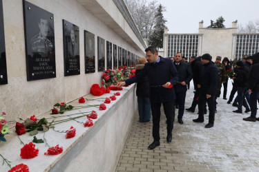 İsmayıllıda “20 Yanvar” faciəsinin 36-cı ildönümü yad edilib