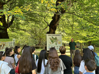 Uşaq Səfirlər Məclisinin İsmayıllı rayonu üzrə nümayəndələrinin təşəbbüsü və İsmayıllı Rayon İcra Hakimiyyətinin dəstəyi ilə Şahdağ Milli Parkının İsmayıllı bölməsinə maarifləndirici infotur təşkil edilib