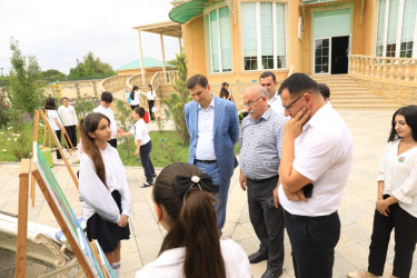 İsmayıllıda “Şəhərsalma və Memarlıq İli” çərçivəsində uşaqların iştirakı ilə “Bizim bölgə” adlı canlı rəsm sərgisi keçirilib