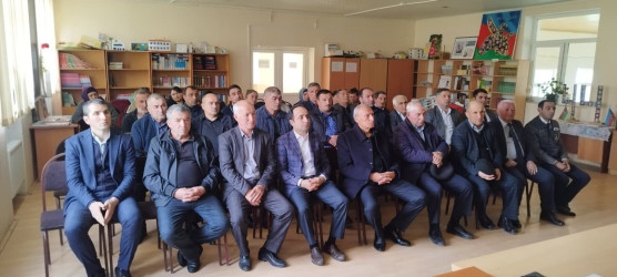 İsmayıllı rayonunun Lahıc qəsəbəsində və Cülyan kəndində "Sel və daşqınların dağıdıcı təsirinin qarşısının alınması istiqamətində qabaqlayıcı tədbirlərin görülməsi və təbii fəlakət zamanı əhalinin davranışı" mövzusunda maarifləndirici tədbir keçirilib