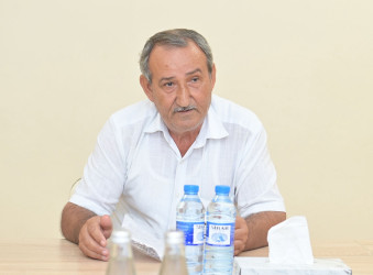 Elm və təhsil naziri Emin Əmrullayev İsmayıllı şəhərində sakinlərin müraciətlərini dinləyib.